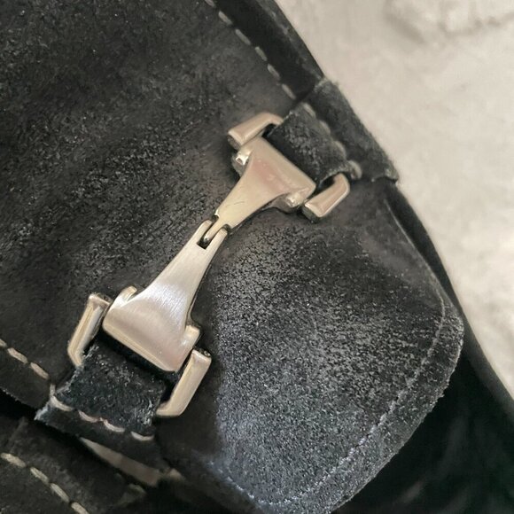 Men's Allen Edmonds Fiesole Loafers Black Suede Made in Italy 10 D - Picture 9 of 16